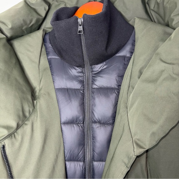 SOIA & KYO CAMELIA Hooded Premium 700-fill Down Puffer Coat Winter Parka XL - Picture 4 of 16